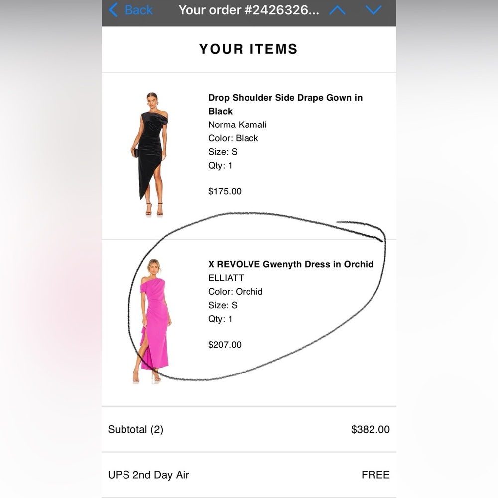 REVOLVE Gwenyth Dress by Elliott - Picture 2 of 3